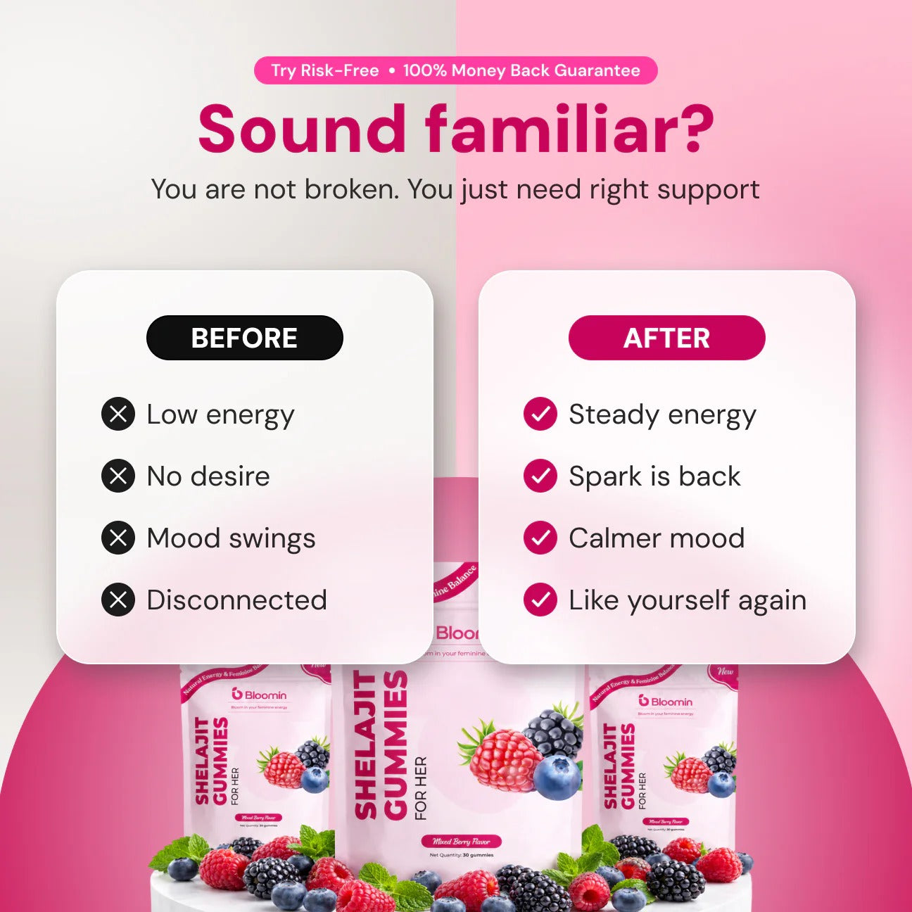 Bloomin Shelajit Gummies